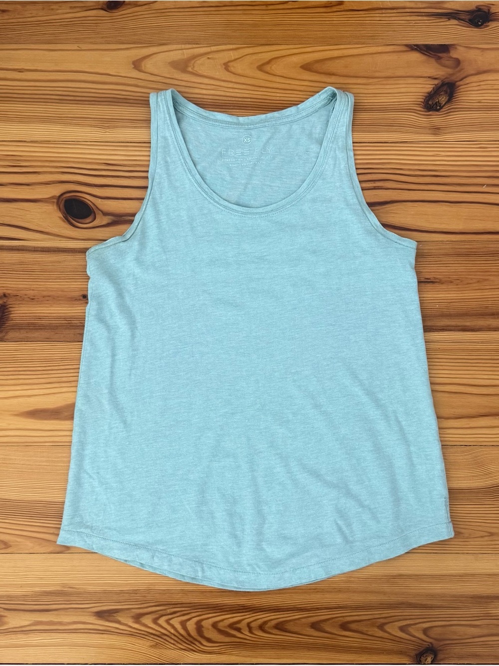 EUC Light Green Blue Freefly Women's Tank Top XS
